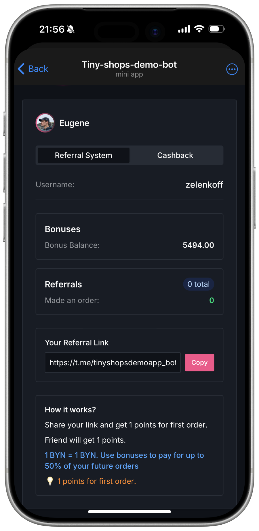 Referral Program